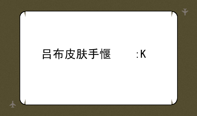 吕布皮肤手感排行