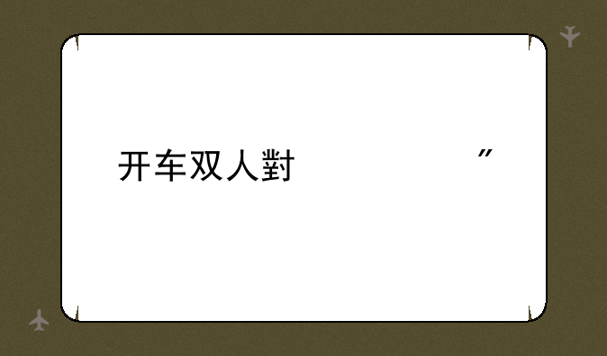 开车双人小游戏