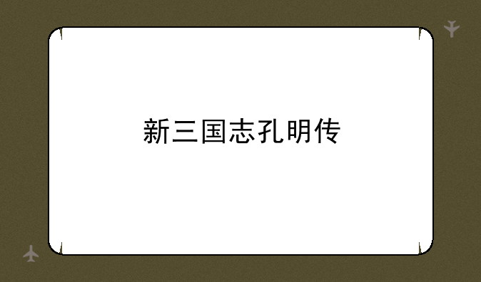 新三国志孔明传