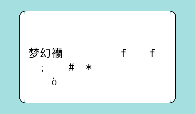 梦幻西游普陀怎么加点？