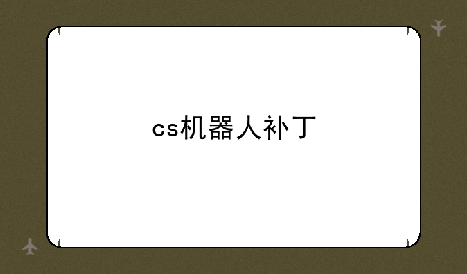 cs机器人补丁