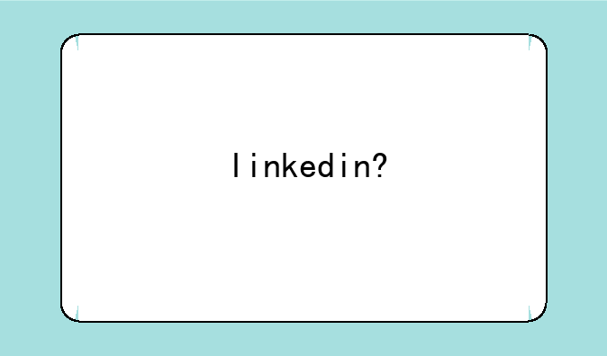 linkedin?